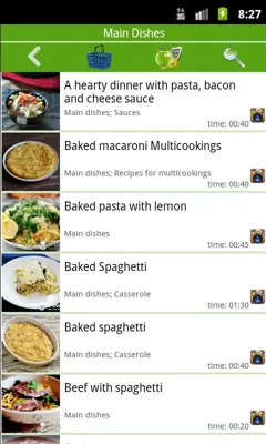 Spaghetti recipes android App screenshot 4